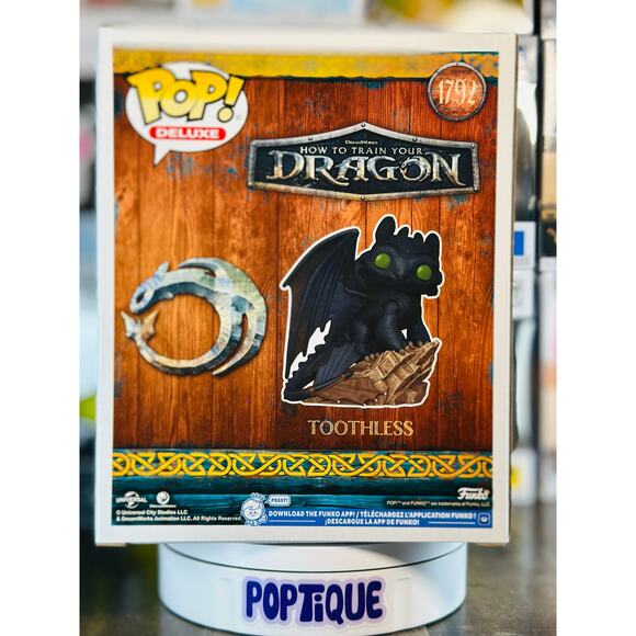 How to Train Your Dragon Live Action Toothless Deluxe Funko Pop! #1792 - Picture 3 of 6